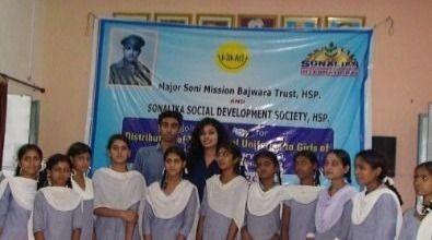 Empowered school girls with their uniforms