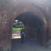 The heritage archway at Bajwara